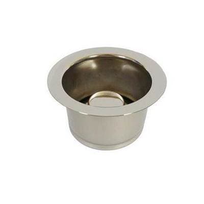 Barclay 3-1/2'' Extra Deep Garbage Disposer Flange & Stopper,pn - Polished Nickel by Barclay