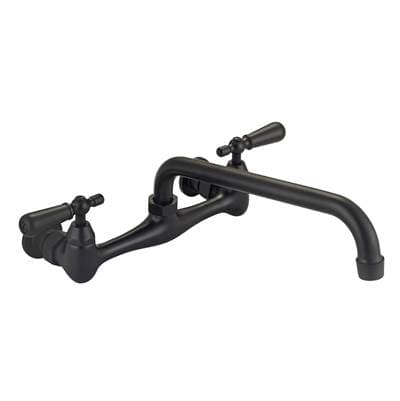 Barclay Dollie Wall Mount,lever Handle 10'' Spout W/ceramic Disc, MB - Matte Black by Barclay