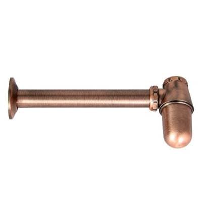 Barclay Lavatory Trap with Wall Flange - Antique Copper by Barclay