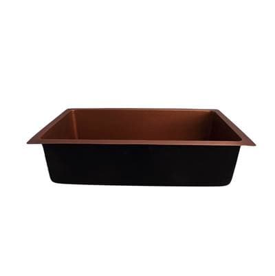 Barclay Rocio 36'' Copper Single Bowl Undermount Kitchen Sink, AC - Antique Copper by Barclay