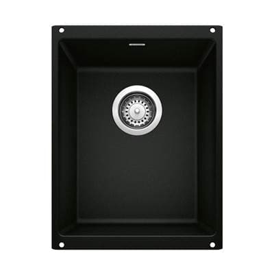 Blanco Precis Silgranit 13'' Undermount Bar Sink - Coal Black by Blanco