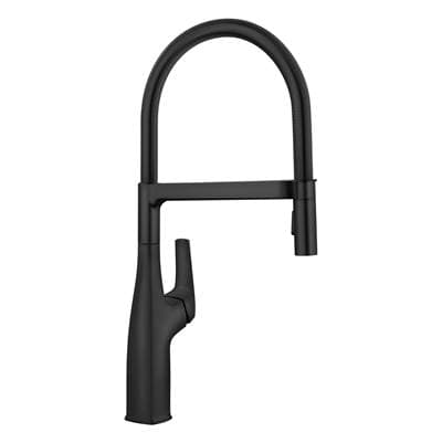 Blanco Rivana Semi-pro Pull-down Dual-spray Kitchen Faucet - Matte Black by Blanco