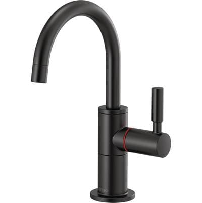 Brizo Solna Instant Hot Faucet with Arc Spout - Matte Black by Brizo