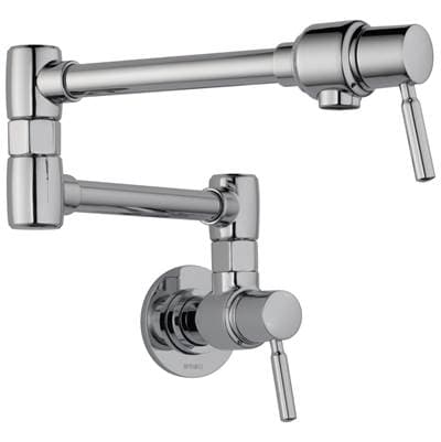 Brizo European Wall Mount Pot Filler Faucet - Chrome by Brizo