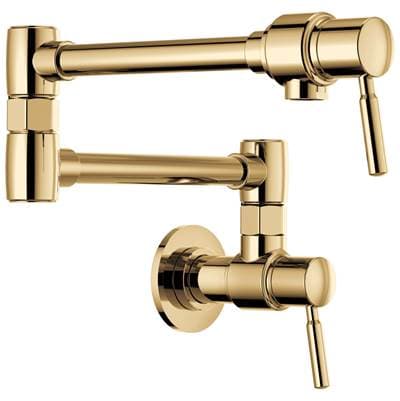 Brizo European Linear Wall Mount Pot Filler - Polishedgold by Brizo