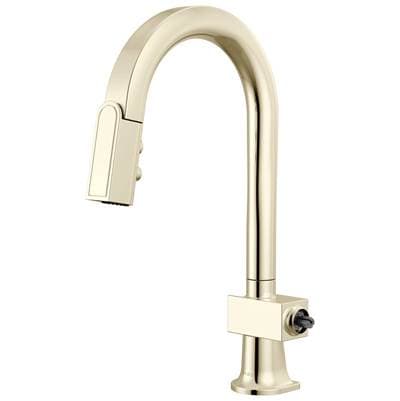 Brizo Frank Lloyd Wright Pull-down Prep Faucet with Arc Spout - Less Handle - Polished Nickel by Brizo