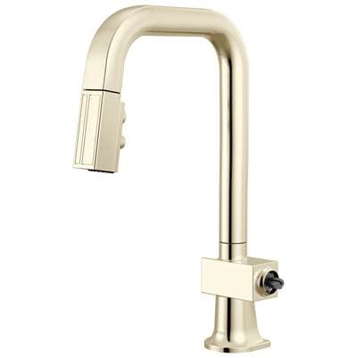 Brizo Frank Lloyd Wright Pull-down Prep Faucet with Square Spout - Less Handle - Polished Nickel by Brizo