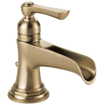 Brizo Rook Single-handle Lavatory Faucet with Channel Spout 1.5 GPM - Luxe Gold by Brizo