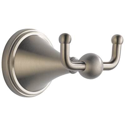 Brizo Traditional Double Robe Hook - Brushed Nickel by Brizo