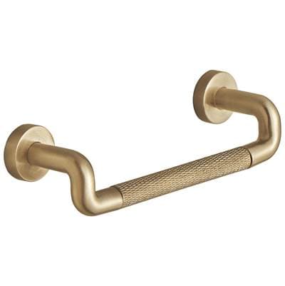 Brizo Litze Drawer Pull with Knurling - Luxe Gold