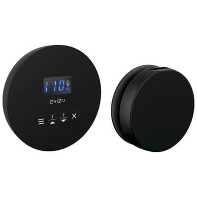 Brizo Other Round Steam Set - Matte Black by Brizo