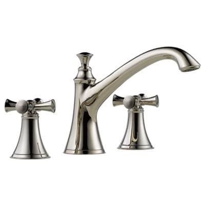 Brizo Baliza Roman Tub Trim - Less Handles - Polished Nickel by Brizo