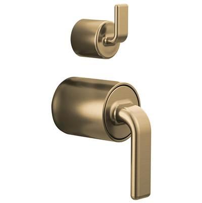 AllariaE Pressure Balance Valve with Integrated Diverter Trim Twist Lever Handle Kit by Brizo
