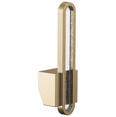 Frank Lloyd Wright Pull-Down Kitchen Faucet Arc Lever with Glass Inlay Handle Kit by Brizo