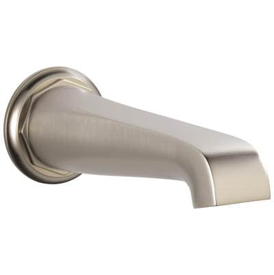 Brizo Rook Non-diverter Tub Spout - Luxe Nickel by Brizo