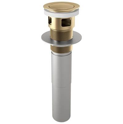 Brizo Other Push Button Pop-up with Overflow - Luxe Gold by Brizo