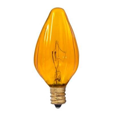 Bulbrite 15W F10 Fiesta Amber E12 130V by Bulbrite
