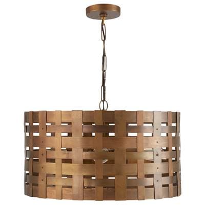 Capital Lighting 4 Light Pendant - Patinaed Brass by Capital Lighting