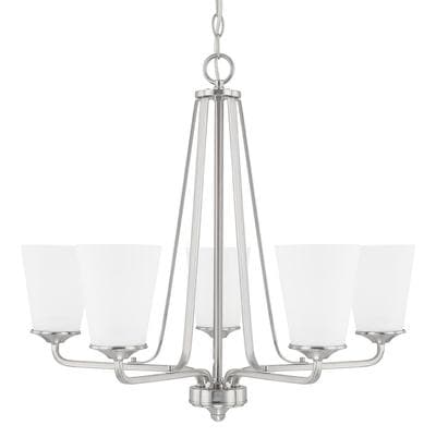 Capital Lighting 5 Light Chandelier - Brushed Nickel by Capital Lighting