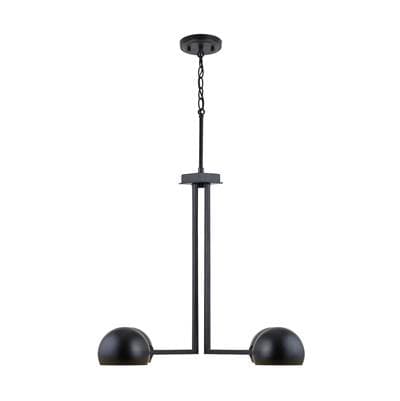 Capital Lighting 4 Light Chandelier - Matte Black by Capital Lighting