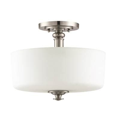 Craftmade Dardyn 3 Light Convertible Semi Flush - Brushed Polished Nickel by Craftmade