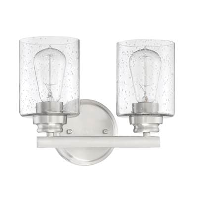 Craftmade Bolden 2 Light Vanity - Brushed Polished Nickel by Craftmade