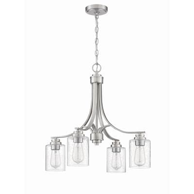 Craftmade Bolden 4 Light Chandelier - Brushed Polished Nickel by Craftmade