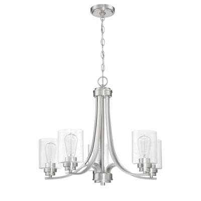 Craftmade Bolden 5 Light Chandelier - Brushed Polished Nickel by Craftmade