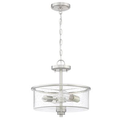Craftmade Bolden 2 Light Convertible Semi Flush - Brushed Polished Nickel by Craftmade
