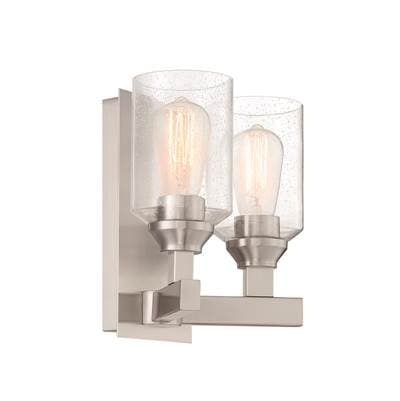 Craftmade Chicago 2 Light Wall Sconce - Brushed Polished Nickel by Craftmade