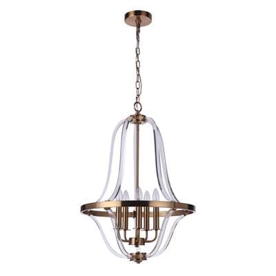 Craftmade Graclyn 5 Light Foyer - Satin Brass by Craftmade