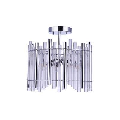 Reveal 3 Light Semi Flush in Chrome by Craftmade