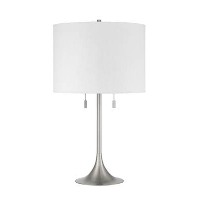 Craftmade Neely 2 Light Table Lamp - Brushed Polished Nickel by Craftmade