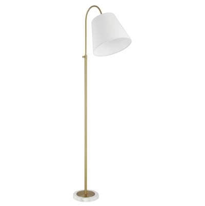 Craftmade Girard 1 Light Floor Lamp - Satin Brass by Craftmade
