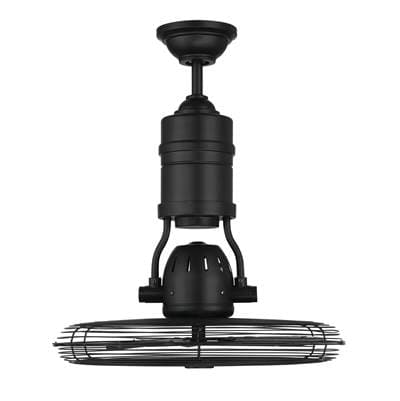 Craftmade Bellows III 18'' 3-Blade Indoor/outdoor (damp) Ceiling Fan in Flat Black W/ Flat Black... by Craftmade