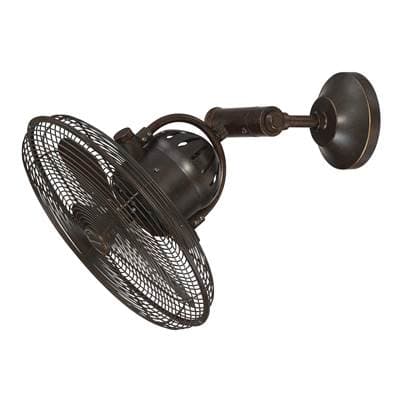 Craftmade Bellows IV 14'' 3-Blade Indoor/outdoor (damp) Ceiling Fan in Aged Bronze Textured W/... by Craftmade