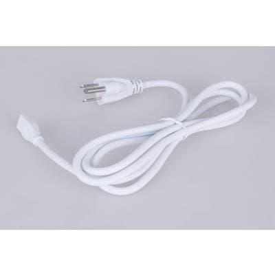 Craftmade 5' Under Cabinet Light Cord and Plug - White by Craftmade