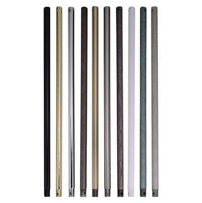 Craftmade 12'' Downrod - Brushed Polished Nickel by Craftmade