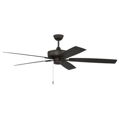 Craftmade Outdoor Super Pro 60 60'' 5-Blade Indoor/outdoor (wet) Ceiling Fan in Espresso W/... by Craftmade