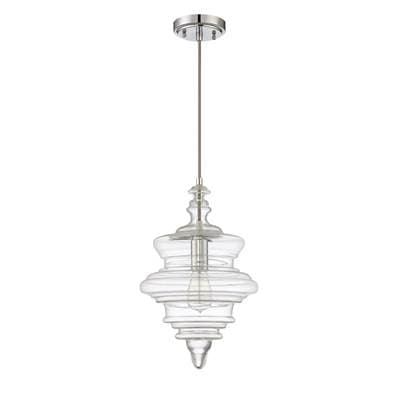 Craftmade 1 Light Mini Pendant with Cord - Chrome by Craftmade