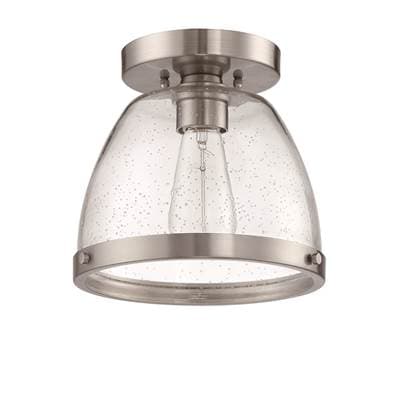 Craftmade Lodie 1 Light 7.5'' Flushmount - Brushed Polished Nickel by Craftmade