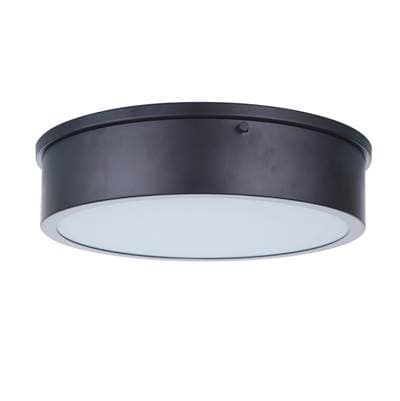Craftmade Fenn 1 Light 13'' LED Flushmount - Flat Black by Craftmade