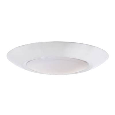Craftmade Slim Line 1 Light 6'' LED Flushmount in White (7'' Overall Diameter) by Craftmade