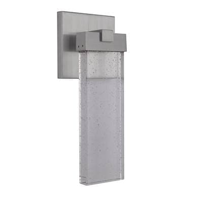 Craftmade Aria 1 Light Small LED Outdoor Wall Lantern - Satin Aluminum by Craftmade