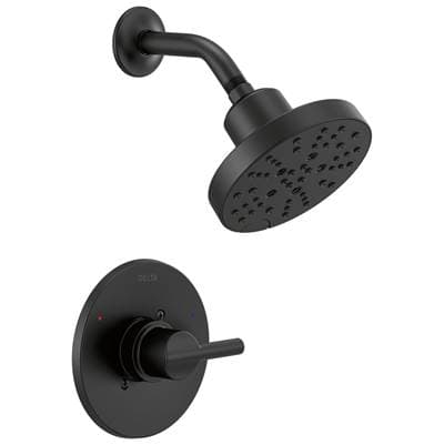Delta Faucet NicoliE Monitor 14 Series H2Okinetic Shower - Matte Black