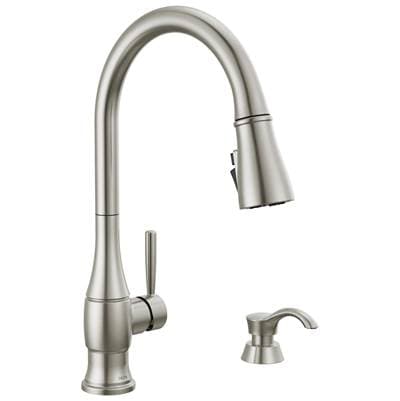 Delta Faucet HazelwoodE | Single handle | Pull-down - Spotshield Stainless