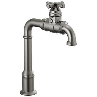 Delta Faucet BroderickE True Bar Kitchen Faucet - Black Stainless