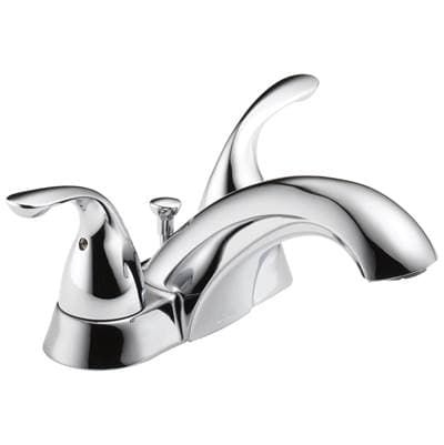 Delta Faucet Classic Two Handle Centerset Bathroom Faucet - Chrome