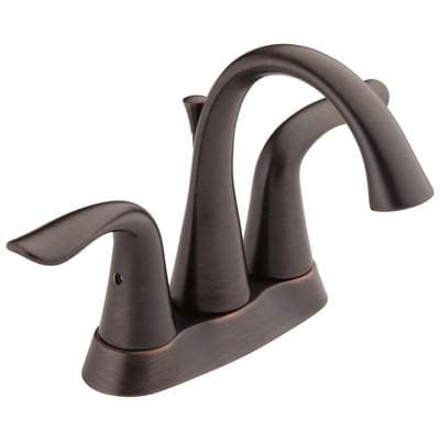 Delta Faucet Lahara Two Handle Centerset Bathroom Faucet - Venetian Bronze