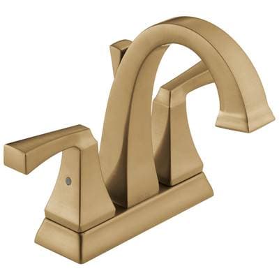 Delta Faucet DrydenE Two Handle Centerset Bathroom Faucet - Champagne Bronze